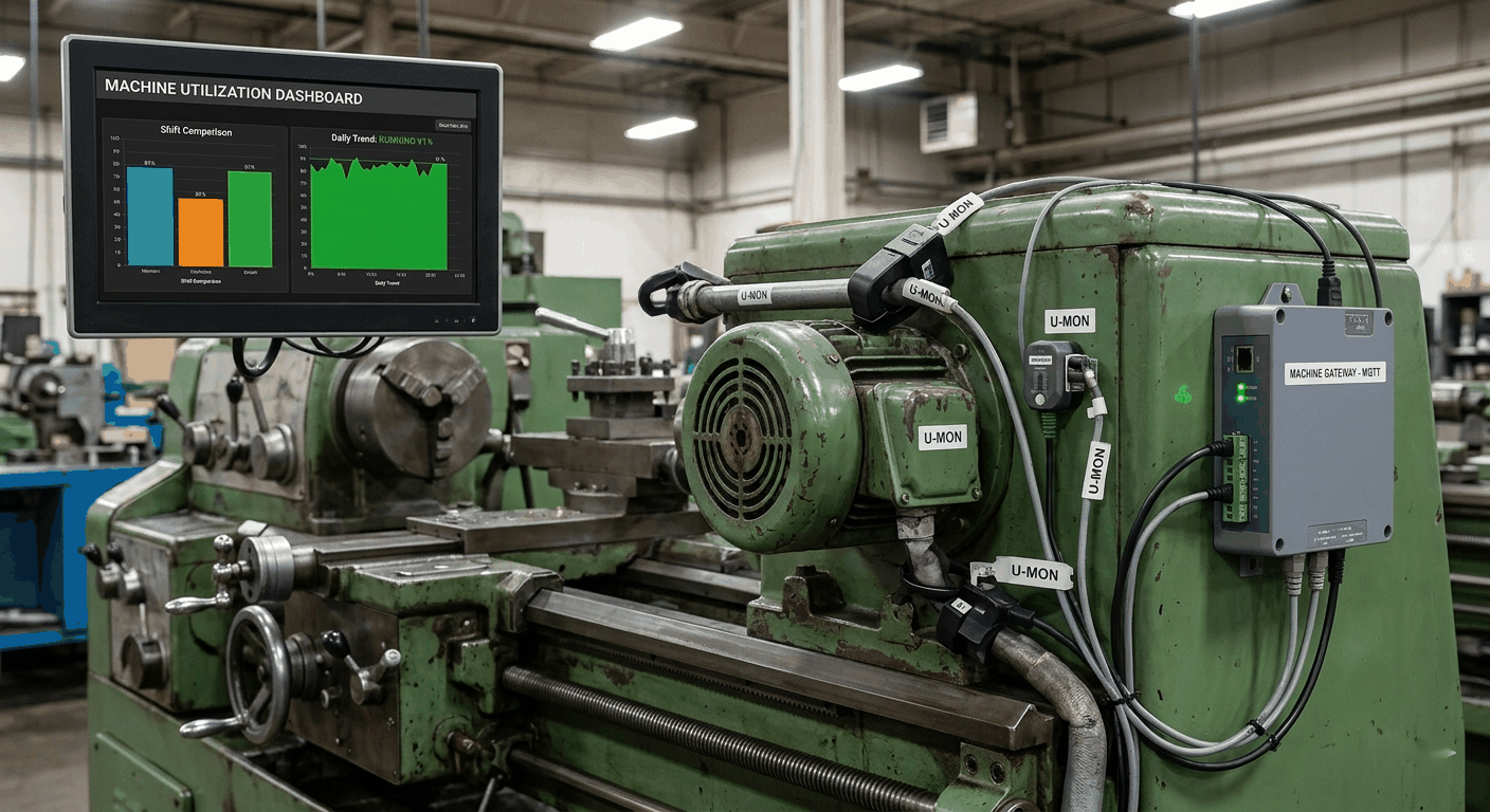 Real-world Machine Utilization Monitoring deployment