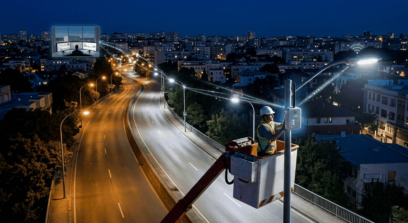 Smart Street Lighting Control System